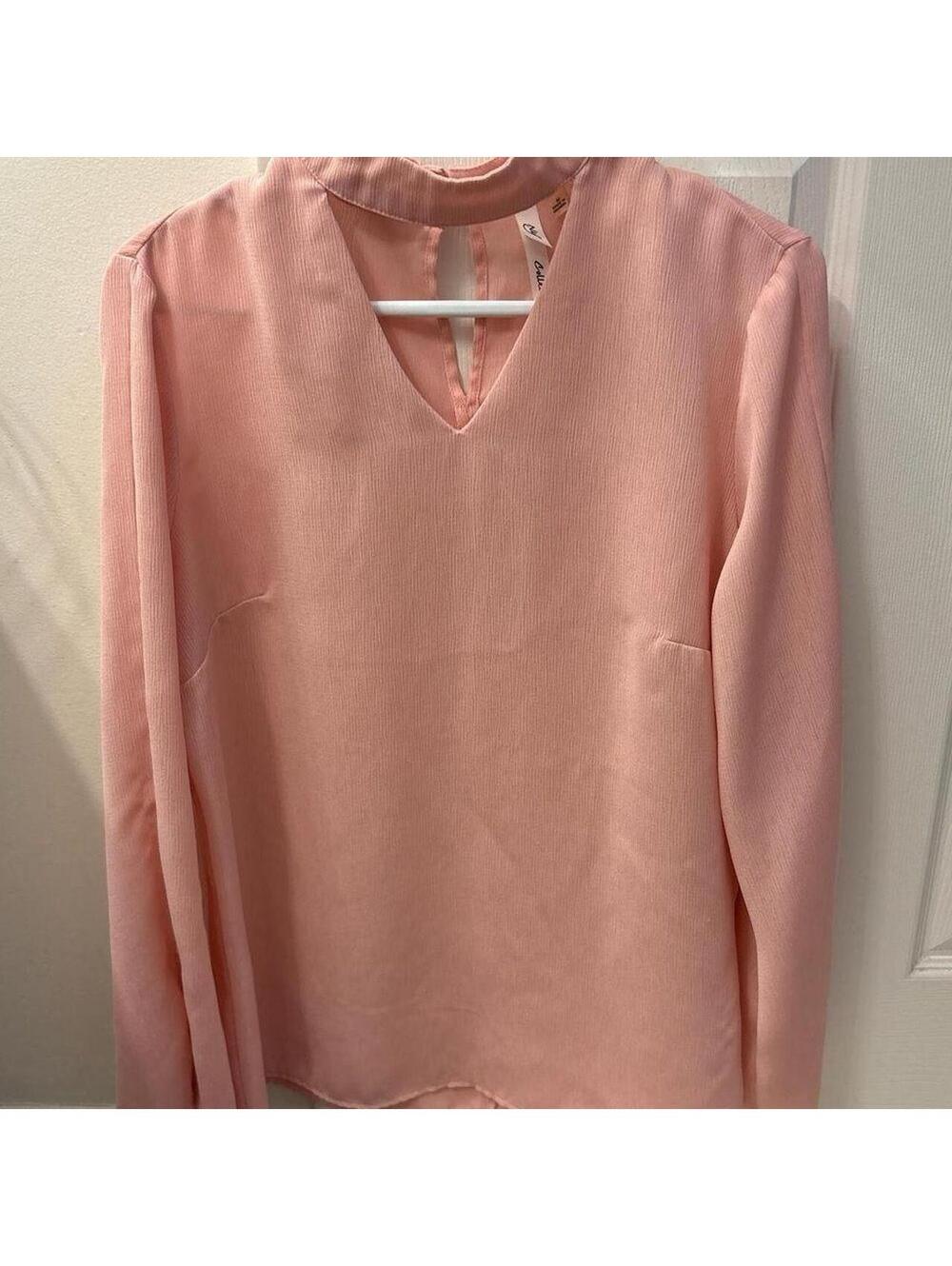 NY Collection Women's Pink Blouse